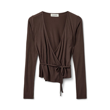 SOFIE SCHNOOR JOODYSW BLOUSE - Brown Fudge