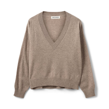 SOFIE SCHNOOR EDENSW JUMPER - Brown Melange