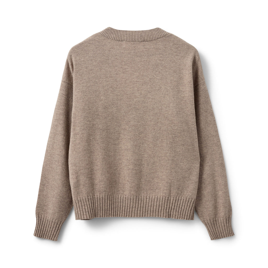 SOFIE SCHNOOR EDENSW JUMPER - Brown Melange
