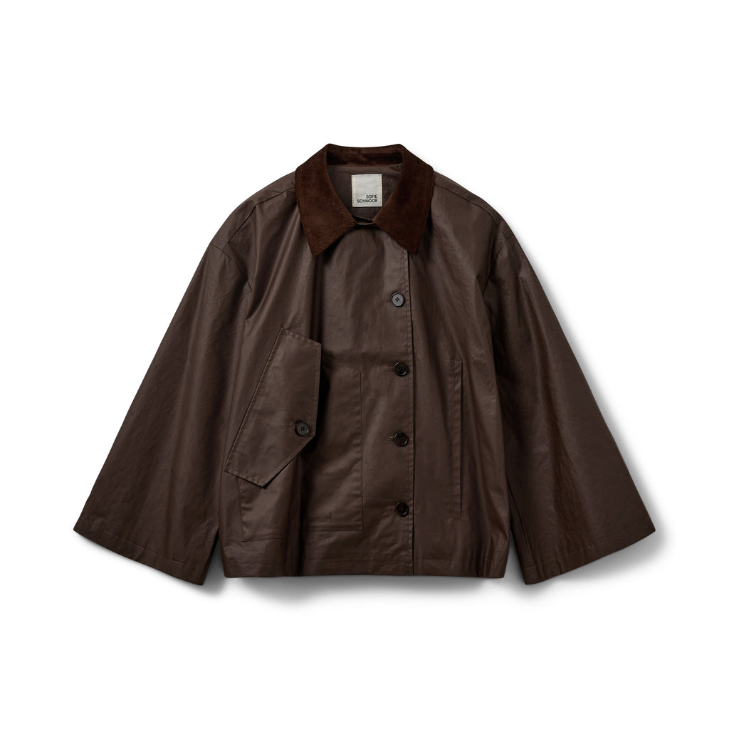 SOFIE SCHNOOR AGATHASW JACKET - Dark Brown