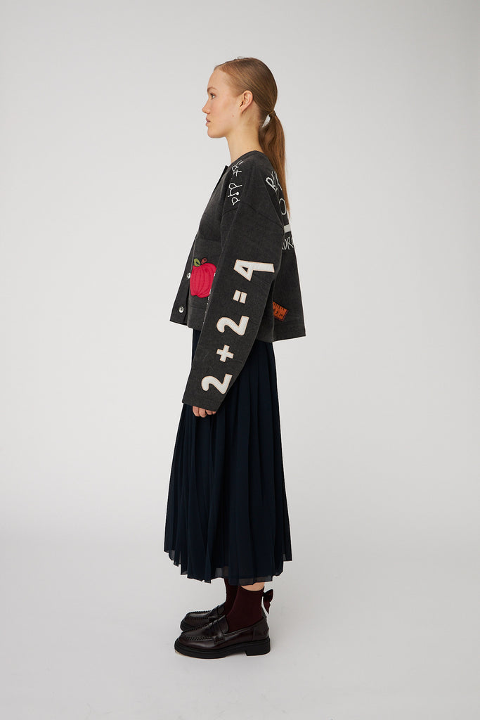 STELLA NOVA Chalk Board Jacket - Almost Black