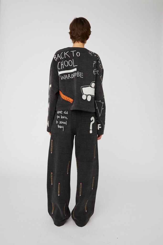 STELLA NOVA Chalk Board Jacket - Almost Black