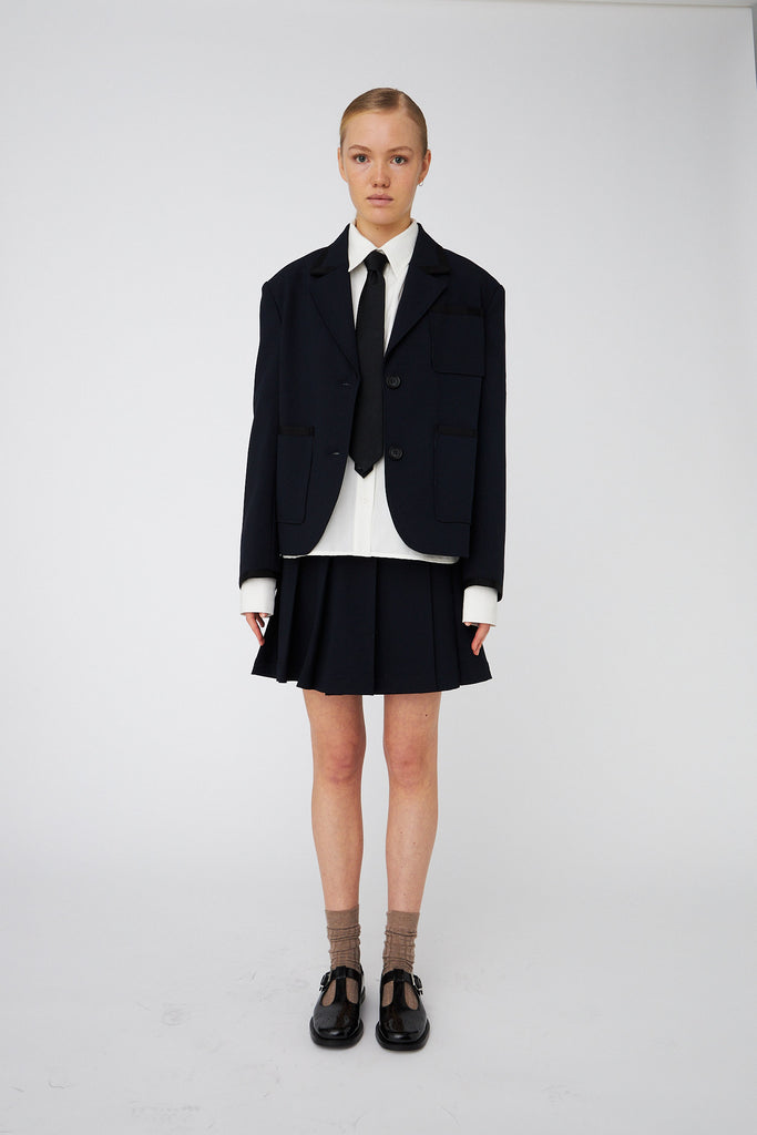 STELLA NOVA School mini plisse skirt - Navy
