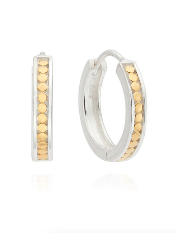 Classic Hinge Hoop Earring - Gold & Silver