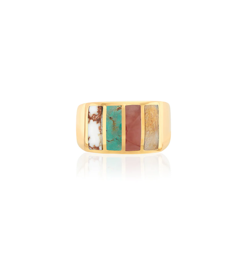 Anna Beck Inlay Multi Stone Ring