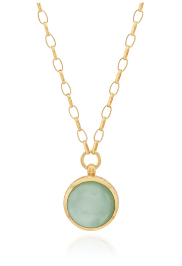 Anna Beck Green Quartz Necklace