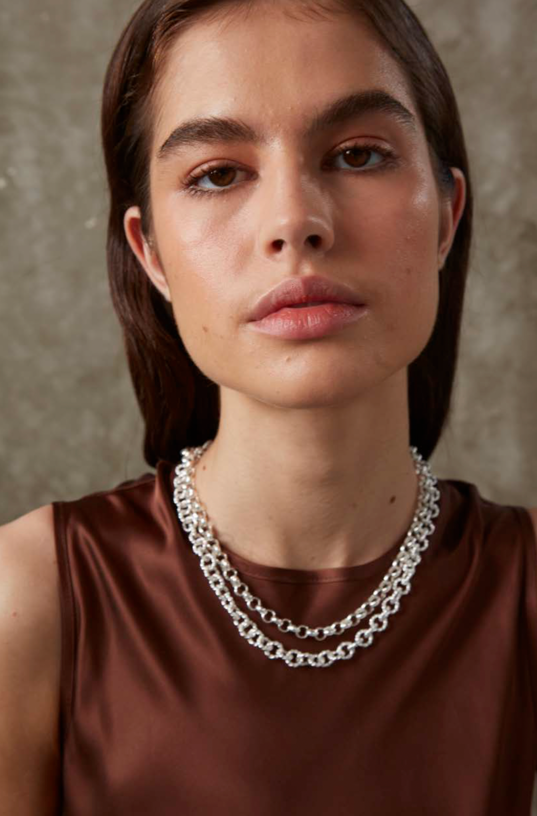Shyla Venetian Necklace - Silver