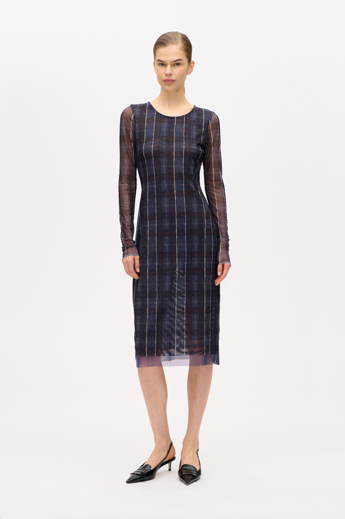 BAUM UND PFERDGARTEN Jolandi Dress - Navy Check