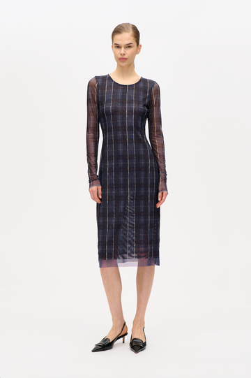 BAUM UND PFERDGARTEN Jolandi Dress - Navy Check