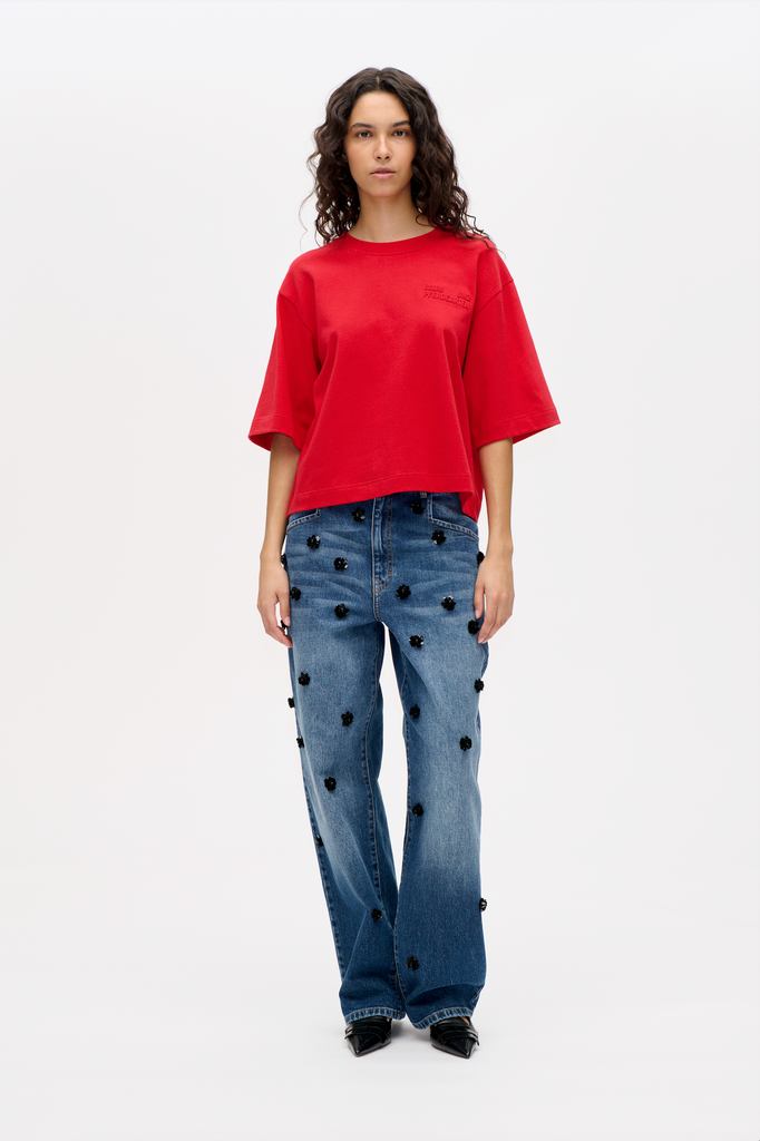 BAUM UND PFERDGARTEN Jiana T-shirt - Crimson Red