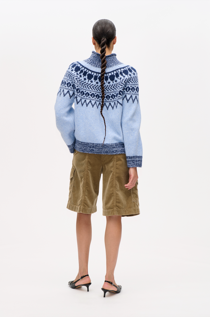 BAUM UND PFERDGARTEN Ciana Jumper - Blue Fair Isle