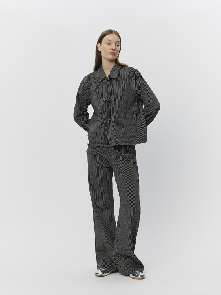 SOFIE SCHNOOR MARLOSW JACKET - Black Striped