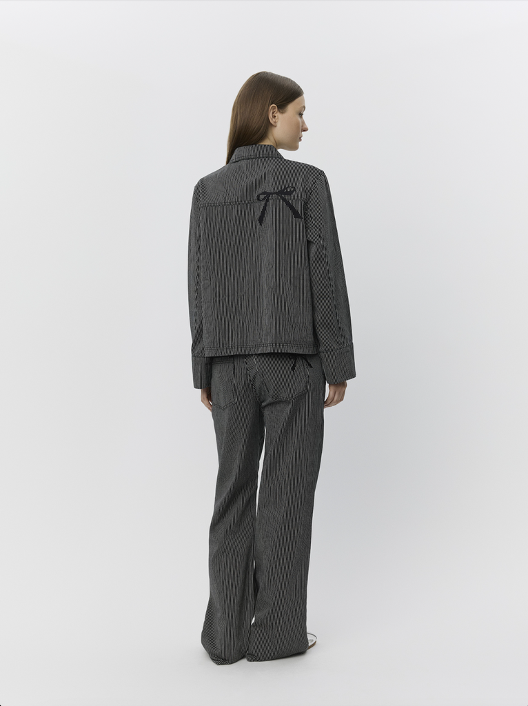 SOFIE SCHNOOR MARLOSW JACKET - Black Striped