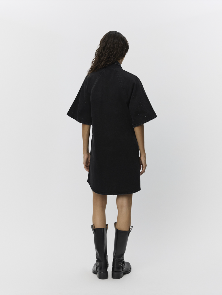 SOFIE SCHNOOR MAYSW LONG SHIRT - Washed Black