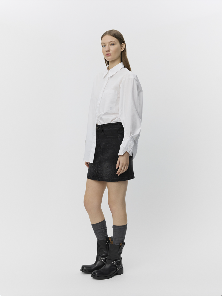 SOFIE SCHNOOR DANDYSW SKIRT - Washed Black