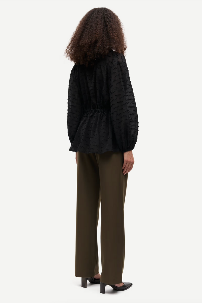 SAMSØE SAMSØE Hoys Straight Trousers - Deep Forest