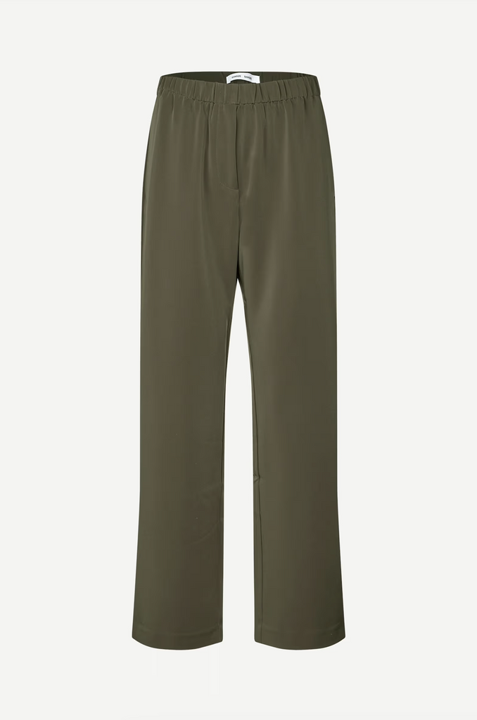 SAMSØE SAMSØE Hoys Straight Trousers - Deep Forest