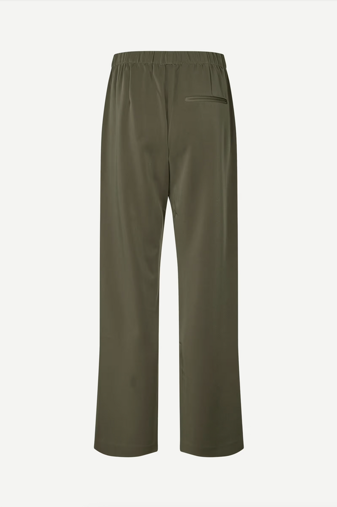 SAMSØE SAMSØE Hoys Straight Trousers - Deep Forest