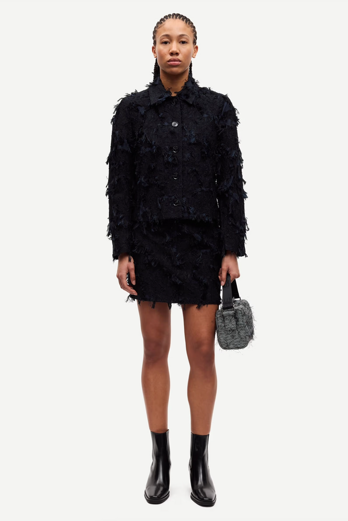 SAMSØE SAMSØE Samajsan Skirt - Charcoal Art