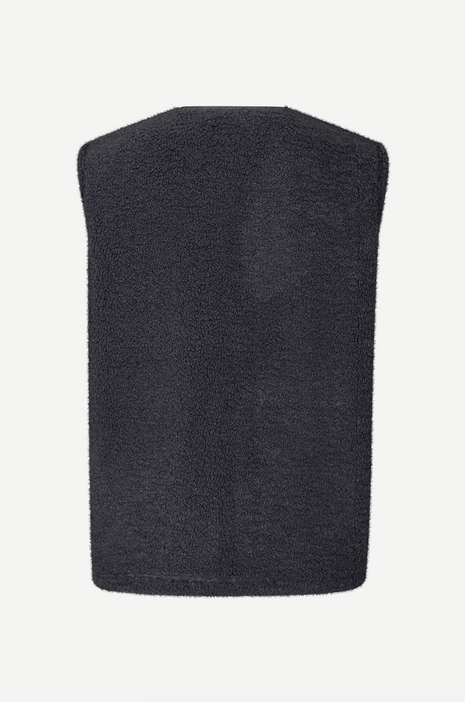 SAMSØE SAMSØE Saautmns Vest - Charcoal Art