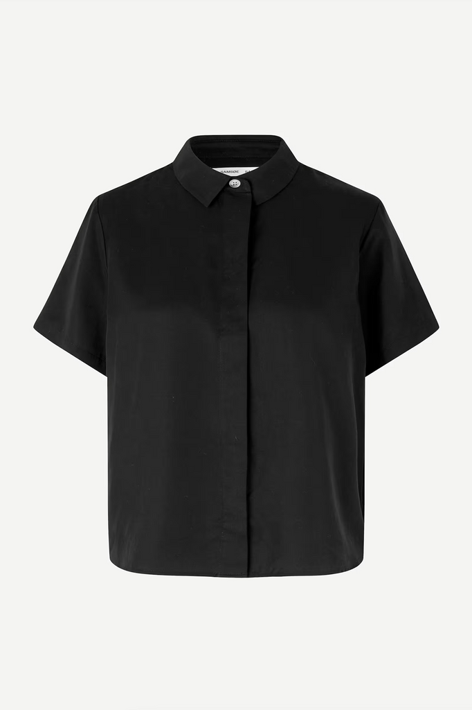 SAMSØE SAMSØE Mina SS Shirt - Black
