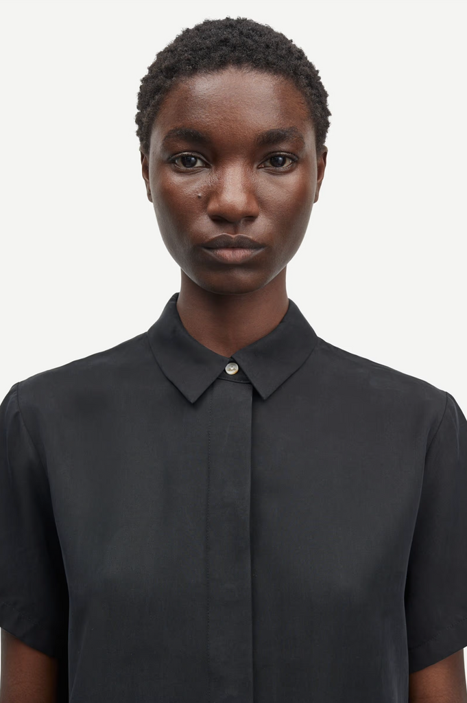 SAMSØE SAMSØE Mina SS Shirt - Black