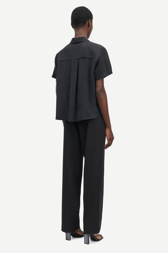 SAMSØE SAMSØE Mina SS Shirt - Black