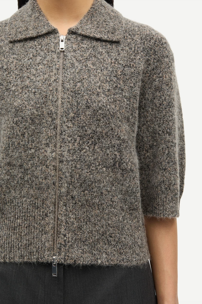 SAMSØE SAMSØE Sakelsie SS Cardigan - Fossil Melange