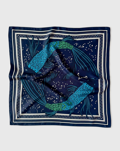 lescarf ZODIAC SCARF | PISCES | 65 CM