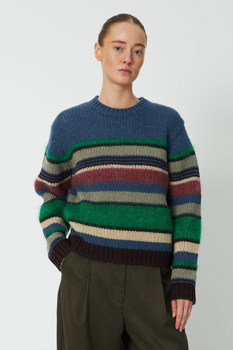 STELLA NOVA Multi Striped Sweater - Multicolour