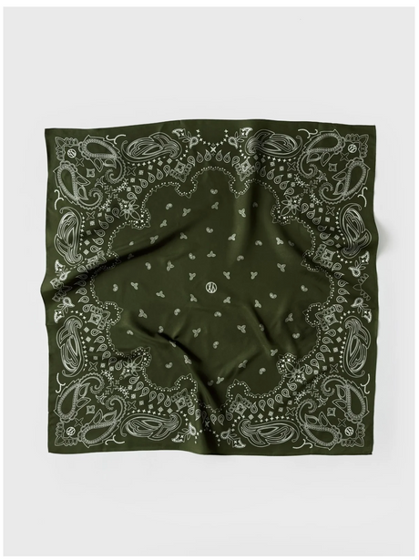 lescarf PAISLEY SCARF | GREEN | 65cm
