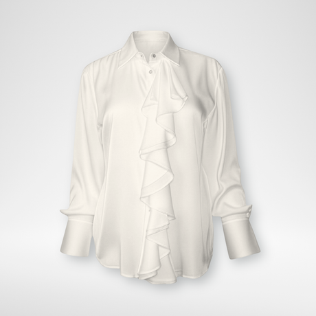 NOUVELLE SILK95 FIVE  Bordeaux Long Sleeve - Nouvelle White 