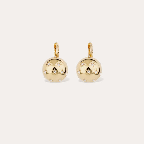Gas Bijoux Small Gold Comtte Earrings