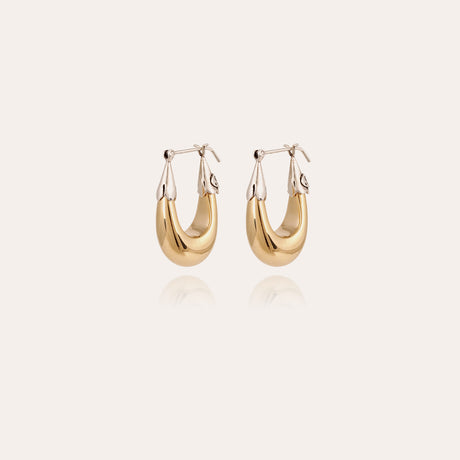 Gas Bijoux Ecume Earrings - Bicolour Gold