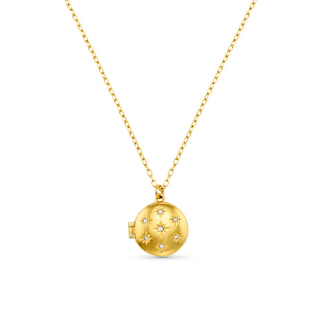 ORELIA - LUXE Starburst Locket Necklace