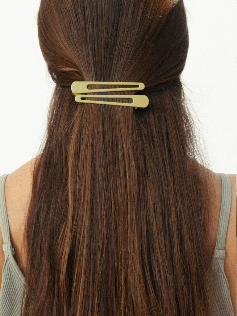 NAT + NOOR Triangle Clips - Olive