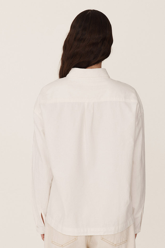 YMC Marianne Long Sleeve Shirt - White