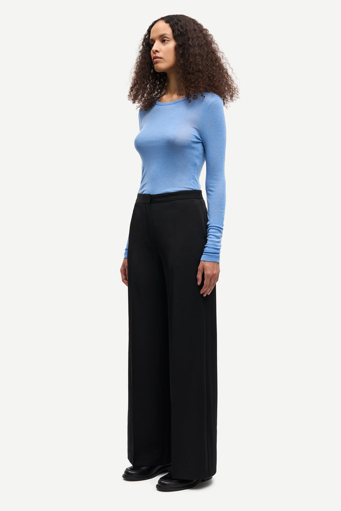 SAMSØE SAMSØE Sadou long sleeved t-shirt - Blue