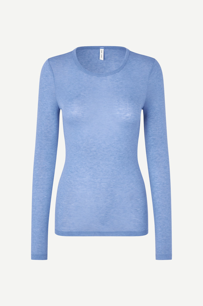 SAMSØE SAMSØE Sadou long sleeved t-shirt - Blue