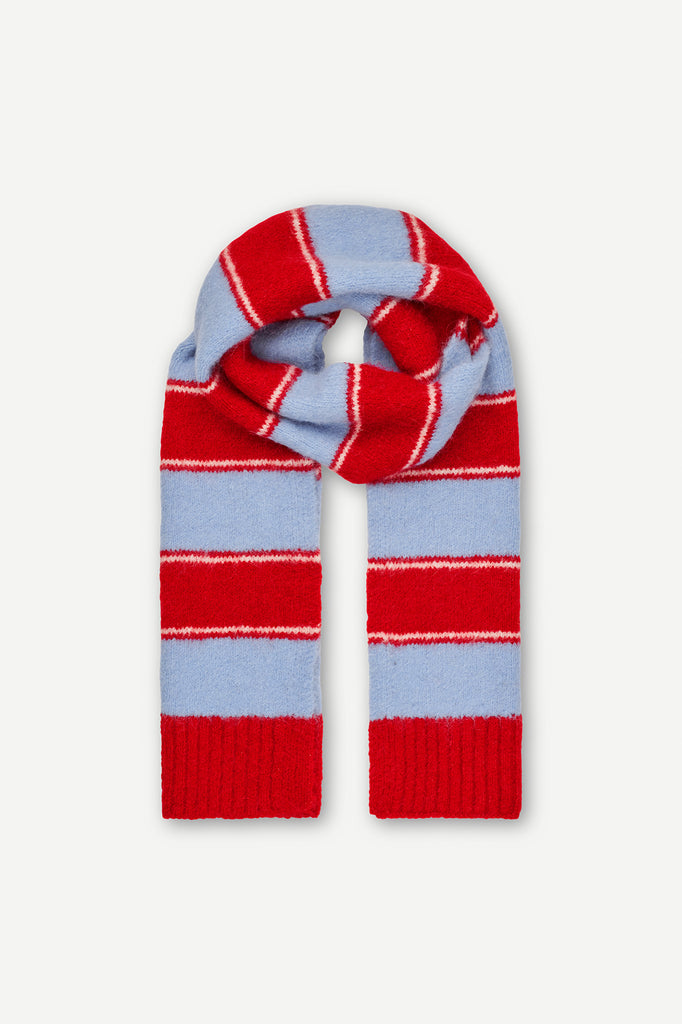 SAMSØE SAMSØE Sajeanne Scarf - Haute Red Stripe