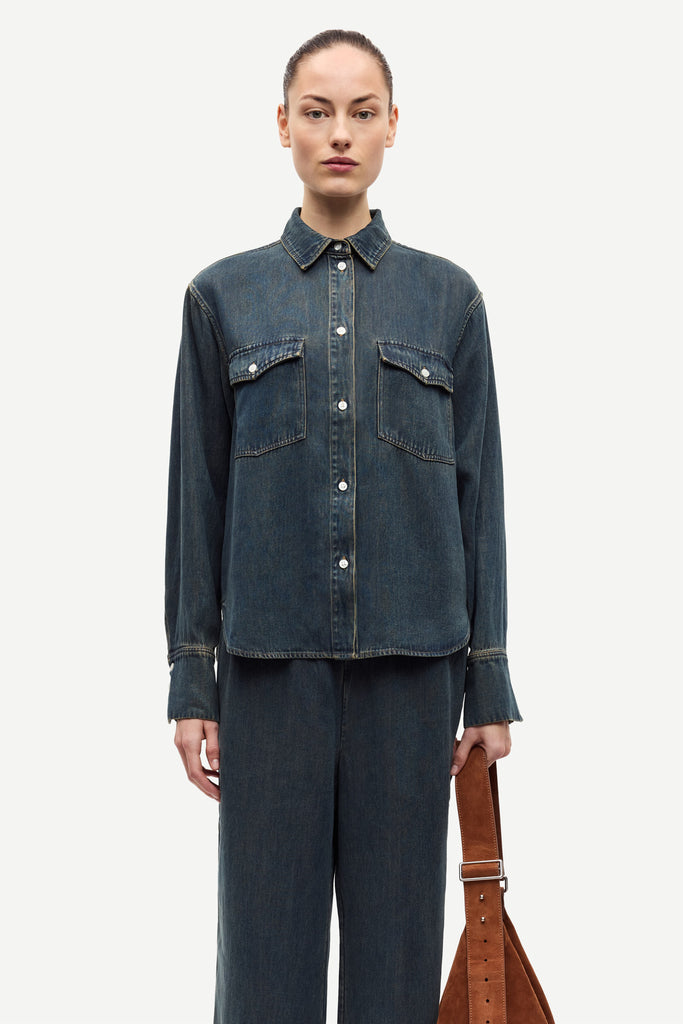 SAMSØE SAMSØE Sabex Shirt - Burnt Oak