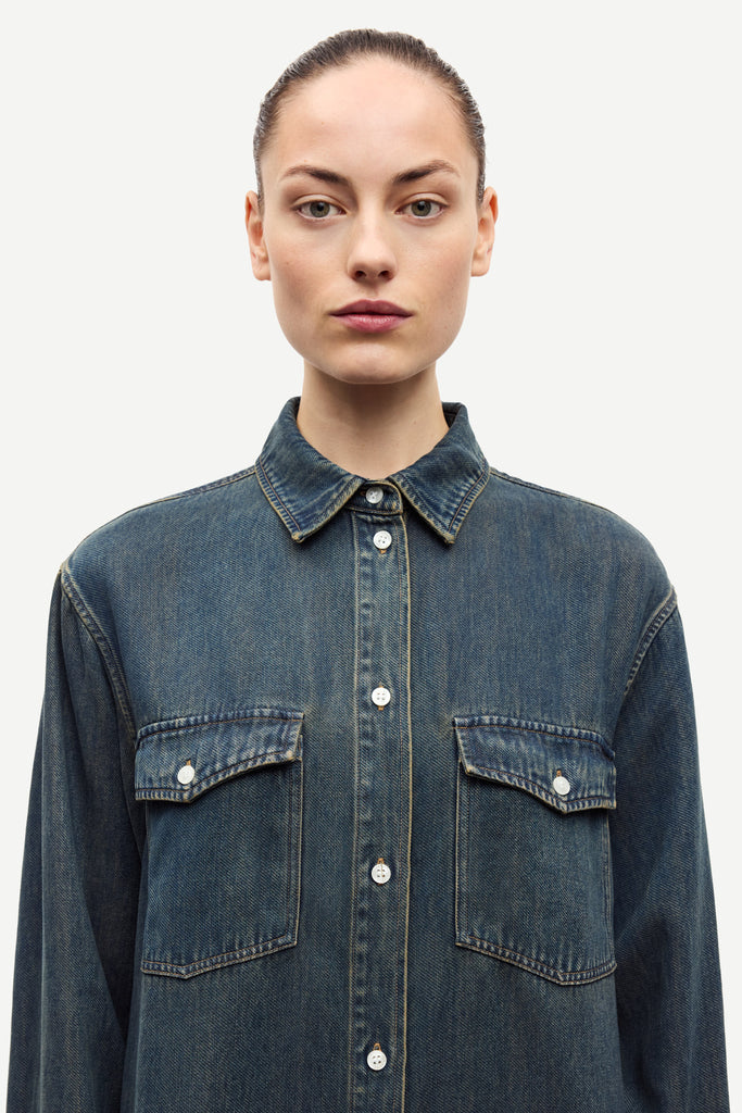 SAMSØE SAMSØE Sabex Shirt - Burnt Oak
