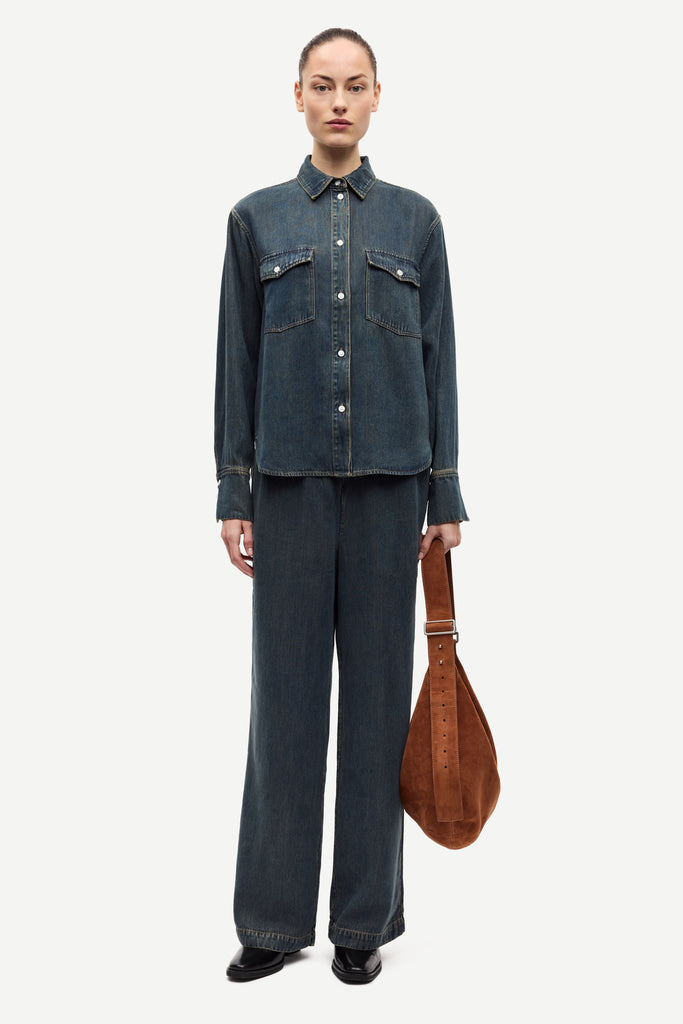 SAMSØE SAMSØE Satopriarya trousers - Burnt Oak