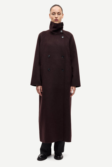SAMSØE SAMSØE Sahanne Coat - Black Coffee