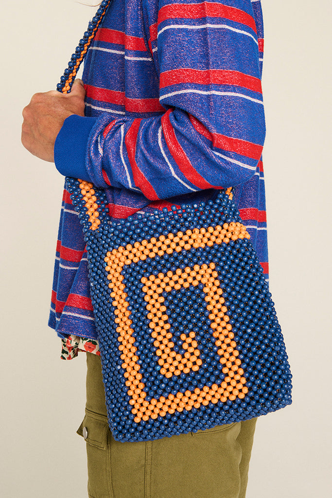 YMC Pilgrim Bag - Blue & Orange