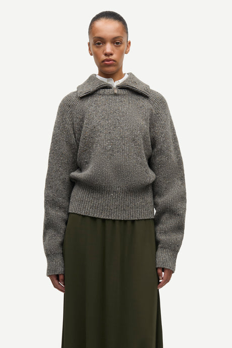SAMSØE SAMSØE Saamandy Turtleneck - Lead Grey Mel