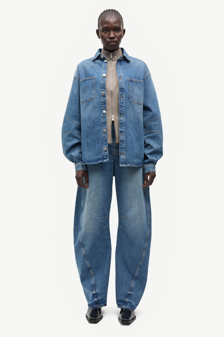 SAMSØE SAMSØE Saharp Seam Shirt - Sephia Blue