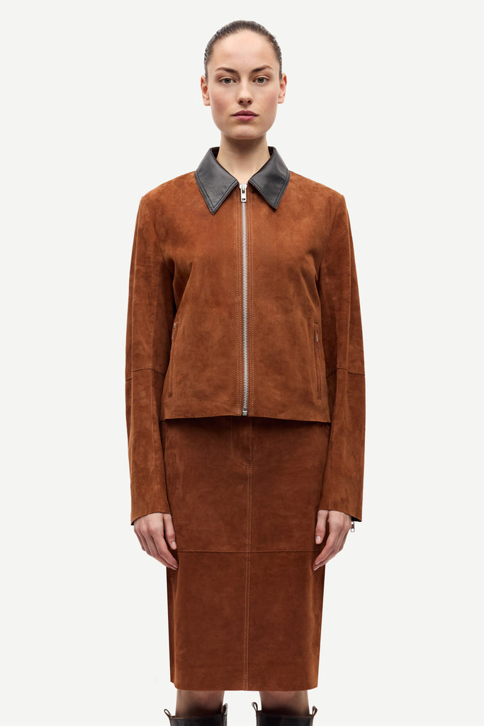 SAMSØE SAMSØE Sashiloh Jacket - Tortoise Shell