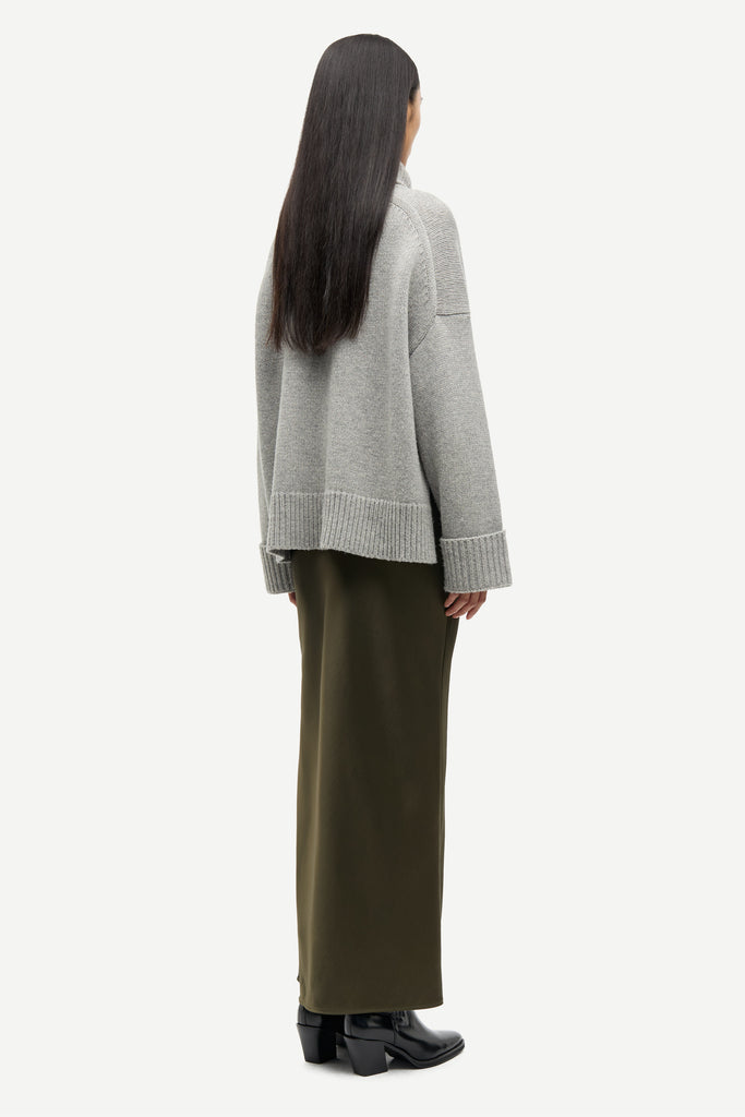 SAMSØE SAMSØE Sakeiku turtleneck - Grey Melange