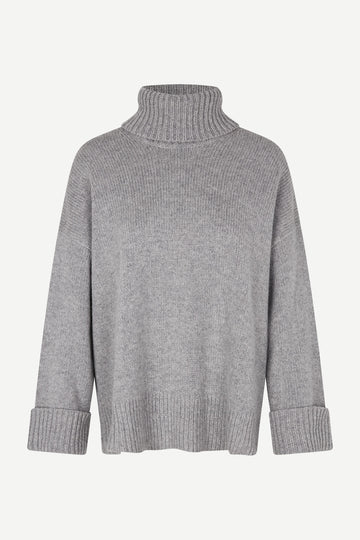 SAMSØE SAMSØE Sakeiku turtleneck - Grey Melange